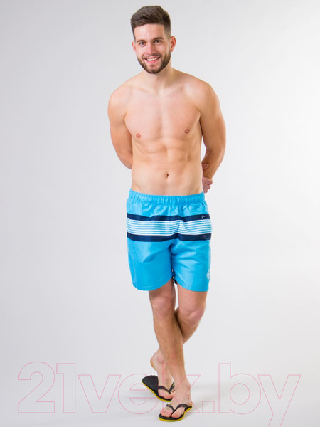 Изображение товара Шорты Isee JF49691 (р.50, голубой/синий/белый)