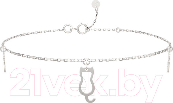 Изображение товара Браслет на ногу из серебра ZORKA 0650058.ZZ (28см)