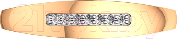 Изображение товара Кольцо из розового золота ZORKA 2D00121.14K.R (р.17.5, с бриллиантами)