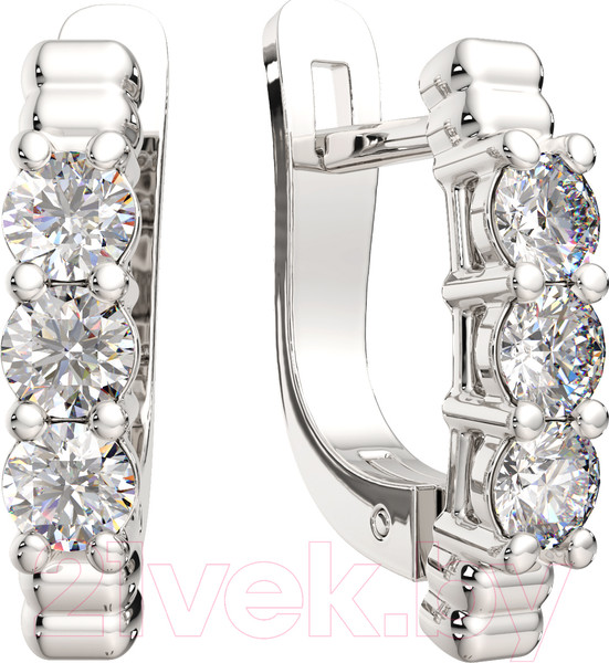Изображение товара Серьги из серебра ZORKA 0310151 (с фианитами)