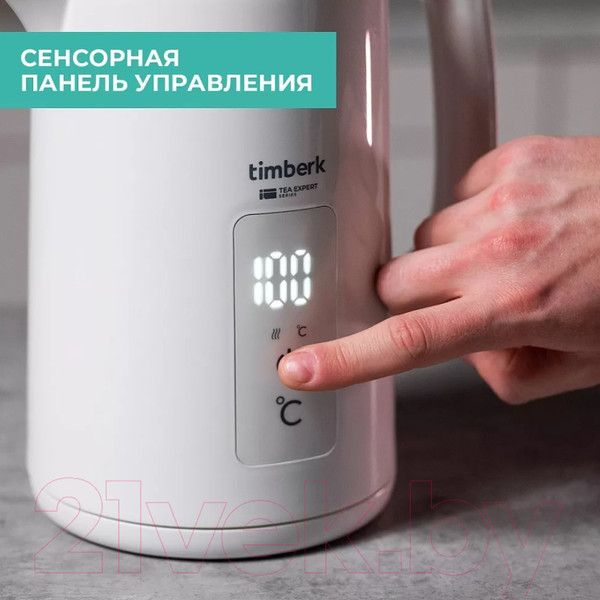 Изображение товара Электрочайник Timberk T-EK21S02 (белый)