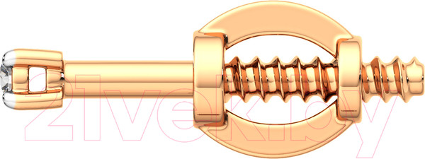 Изображение товара Моносерьга из розового золота ZORKA 3D00464.14K.R (с бриллиантами)