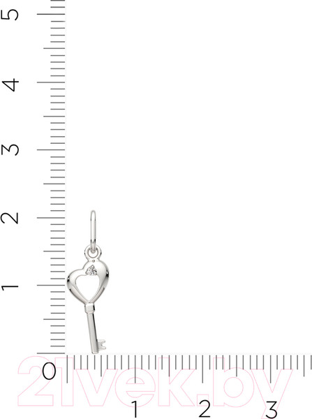 Изображение товара Подвеска из белого золота ZORKA 4D0061.14K.W (с бриллиантом)