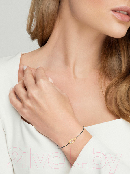 Изображение товара Браслет из розового золота ZORKA 6D0011.14K.R.01 (18см, с бриллиантом)