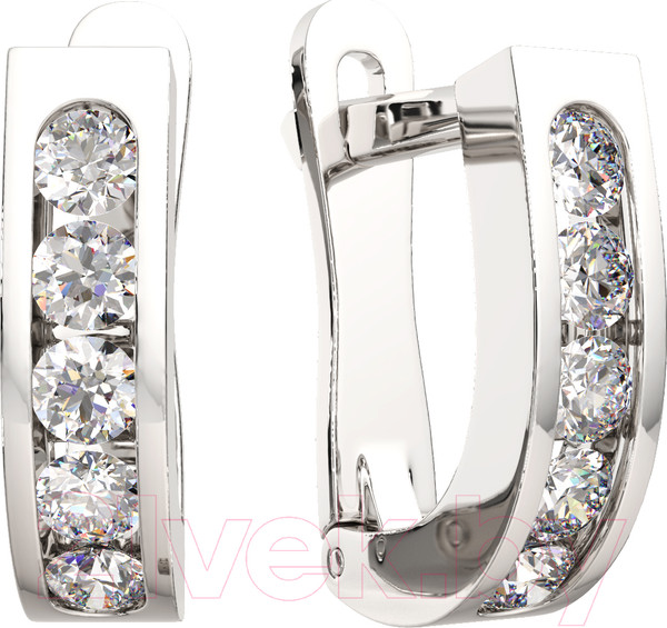 Изображение товара Серьги из серебра ZORKA 0310153 (с фианитами)