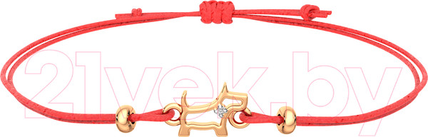 Изображение товара Браслет из розового золота ZORKA 6D00153.14K.R.02 (18см, с бриллиантом)