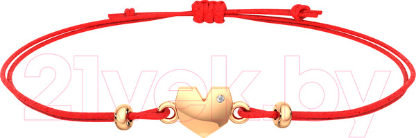 Изображение товара Браслет из розового золота ZORKA 6D0023.14K.R.02.ZZ (18см, с бриллиантом)