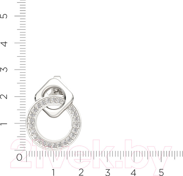 Изображение товара Серьги из серебра ZORKA 0310799.ZZ (с фианитами)