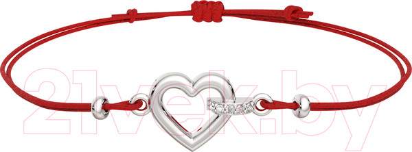 Изображение товара Браслет из серебра ZORKA 0670030.02 (18см, c фианитами)