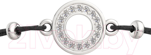 Изображение товара Браслет из серебра ZORKA 0670032.01 (18см, с фианитами)