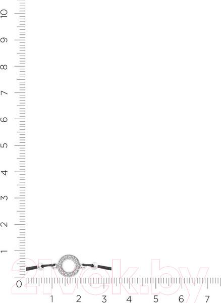 Изображение товара Браслет из серебра ZORKA 0670032.01 (18см, с фианитами)