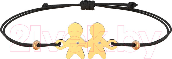 Изображение товара Браслет из розового золота ZORKA 6D0060.14K.R.01 (18см, с бриллиантом)