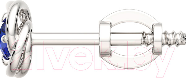 Изображение товара Серьги из белого золота ZORKA 3P1015.14K.W (с сапфирами)