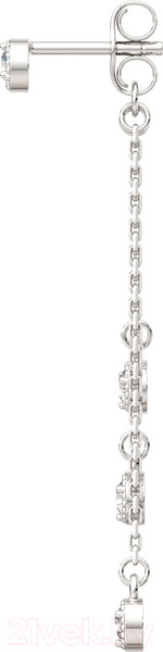 Изображение товара Серьги из серебра ZORKA 0310197 (с фианитами)