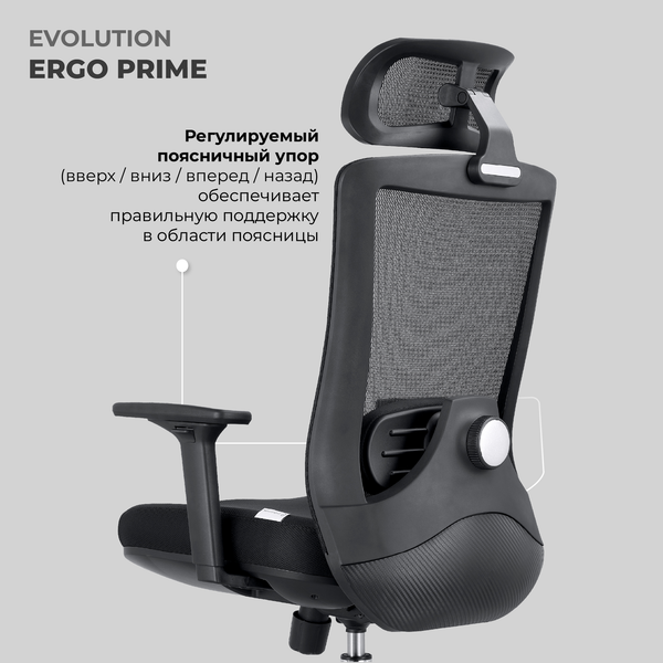 Изображение товара Кресло офисное Evolution Ergo Prime (серый)