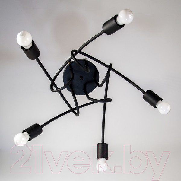 Изображение товара Люстра Элетех Техно 152 НСБ 01-5х60-118 Е27 / 1005253159 (черный)