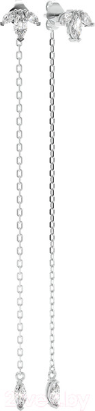 Изображение товара Серьги из серебра ZORKA 0310199 (с фианитами)