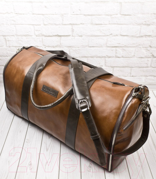 Изображение товара Портплед Carlo Gattini Premium / 4037-03 (коньячный/темно-коричневый)