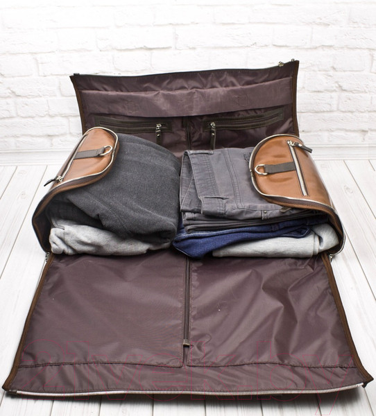 Изображение товара Портплед Carlo Gattini Premium / 4037-03 (коньячный/темно-коричневый)