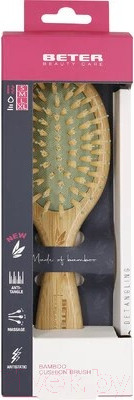 Изображение товара Расческа Beter Bamboo Cushion Brush (нейлоновая щетина)