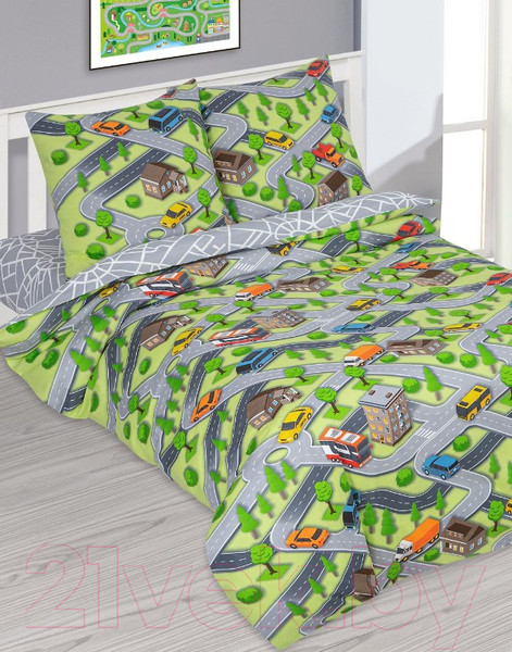 Изображение товара Комплект постельного белья АртПостель Автодром 112