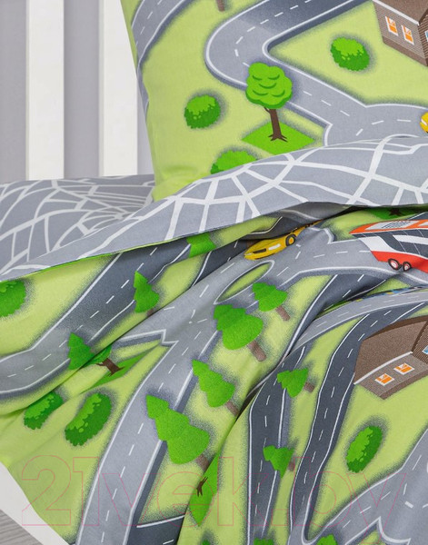 Изображение товара Комплект постельного белья АртПостель Автодром 112