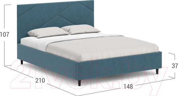 Изображение товара Полуторная кровать Moon Family 1257 / К004824