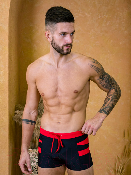 Изображение товара Плавки Aloha Mare 20-116 (р.54, черный/красный)