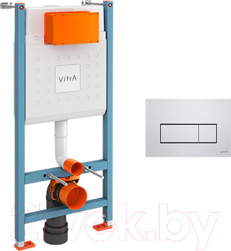 Изображение товара Инсталляция для унитаза VitrA 738-5800-01 (с кнопкой смыва Root S 740-2380)