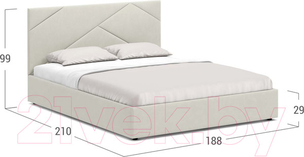 Изображение товара Двуспальная кровать Moon Family 1257 / К004858