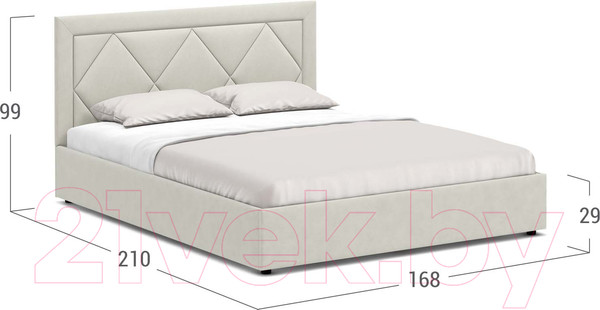 Изображение товара Двуспальная кровать Moon Family 1255 / К004530