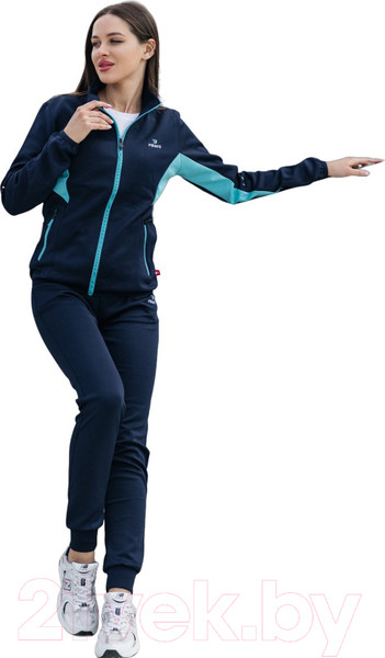 Изображение товара Спортивный костюм Pravo OG-003 (р.46, темно-синий/бирюзовый)