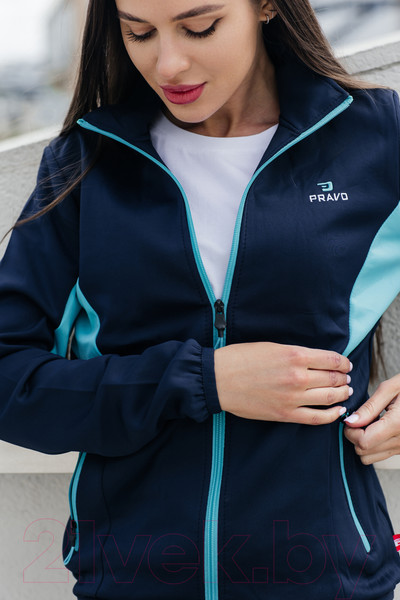 Изображение товара Спортивный костюм Pravo OG-003 (р.46, темно-синий/бирюзовый)