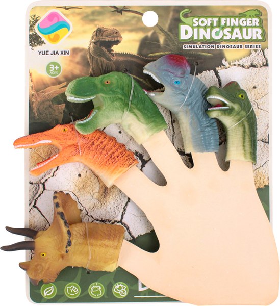 Изображение товара Набор пальчиковых кукол Darvish Finger Puppets Dinosaur / SR-T-3974