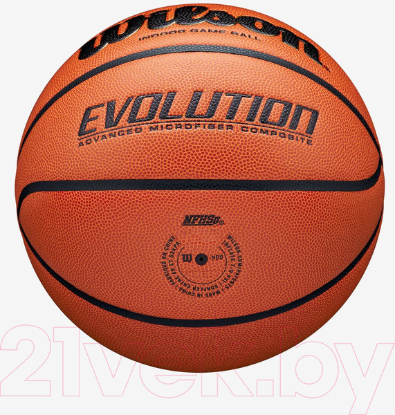 Изображение товара Баскетбольный мяч Wilson Evolution / WTB0586XBEMEA (размер 6)