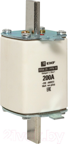 Изображение товара Предохранитель плавкий низковольтный EKF PROxima fus-35/250/200