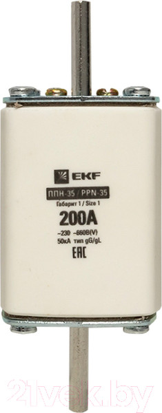 Изображение товара Предохранитель плавкий низковольтный EKF PROxima fus-35/250/200