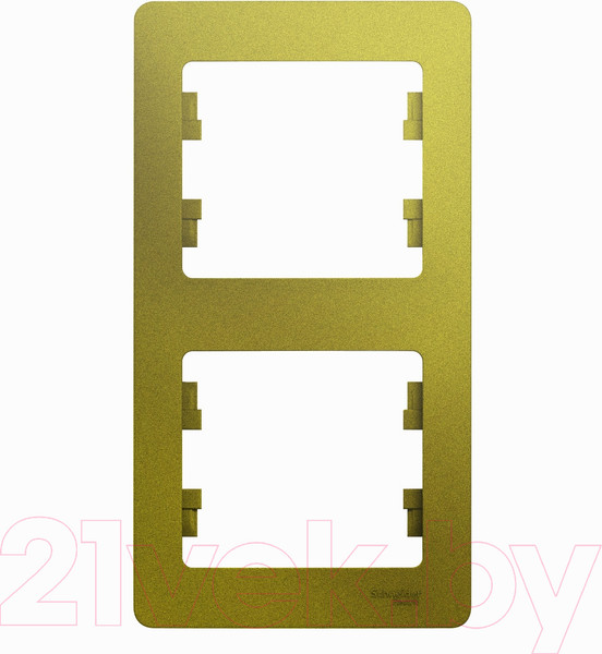 Изображение товара Рамка для выключателей и розеток Systeme (Schneider) Electric Glossa GSL001006