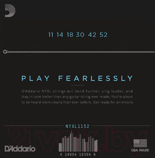Изображение товара Струны для электрогитары D'Addario NYXL1152