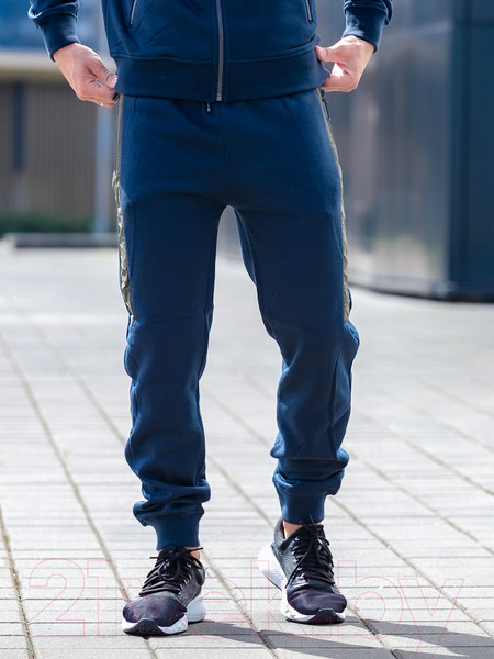 Изображение товара Спортивный костюм Isee SW56087 (р.50, хаки/темно-синий)