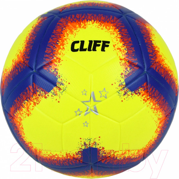 Изображение товара Футбольный мяч CLIFF PU EXP SC8131 (размер 5, желтый/синий)