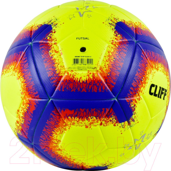 Изображение товара Футбольный мяч CLIFF PU EXP SC8131 (размер 5, желтый/синий)