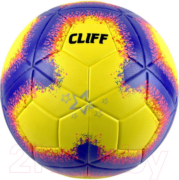 Изображение товара Футбольный мяч CLIFF PU EXP SC8131 (размер 5, желтый/синий)