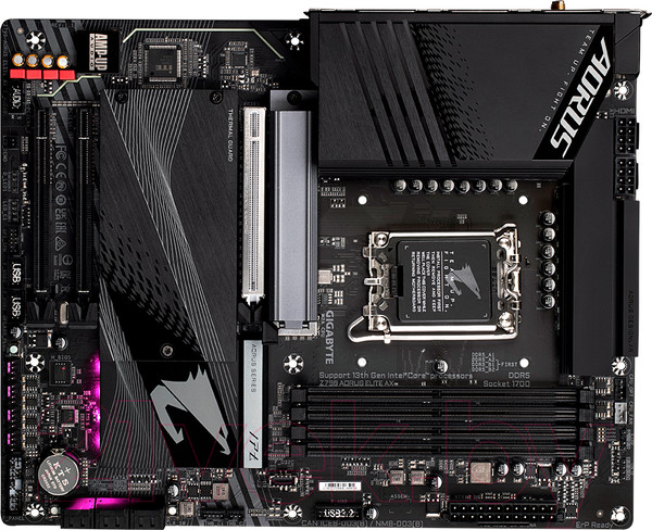 Изображение товара Материнская плата Gigabyte Z790 Aorus Elite AX