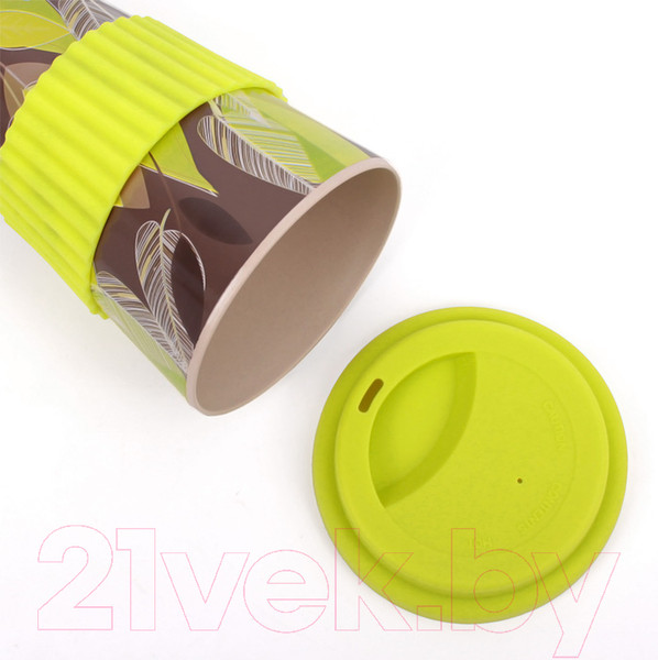 Изображение товара Стакан для горячих напитков Darvish С крышкой / SR-H-1665-3 