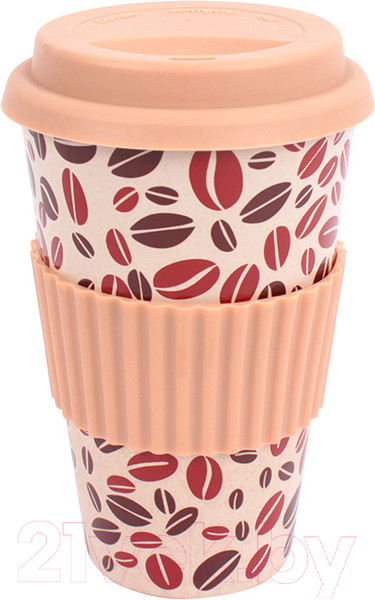 Изображение товара Стакан для горячих напитков Darvish С крышкой / SR-H-1665-4