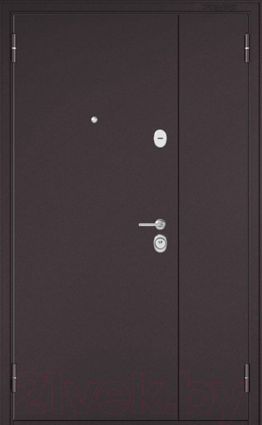 Изображение товара Входная дверь Mastino Mega Mass MP1 MP шоколад букле/венге (120x205, левая)