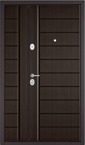 Изображение товара Входная дверь Mastino Mega Mass MP1 MP шоколад букле/венге (120x205, левая)