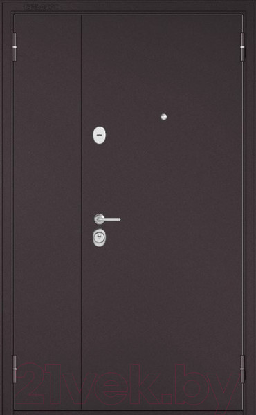 Изображение товара Входная дверь Mastino Mega Mass MP1 MP шоколад букле/венге (120x205, правая)