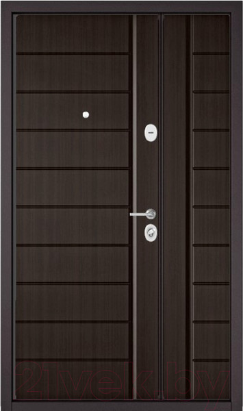 Изображение товара Входная дверь Mastino Mega Mass MP1 MP шоколад букле/венге (120x205, правая)